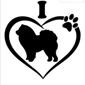 Chow chow decal